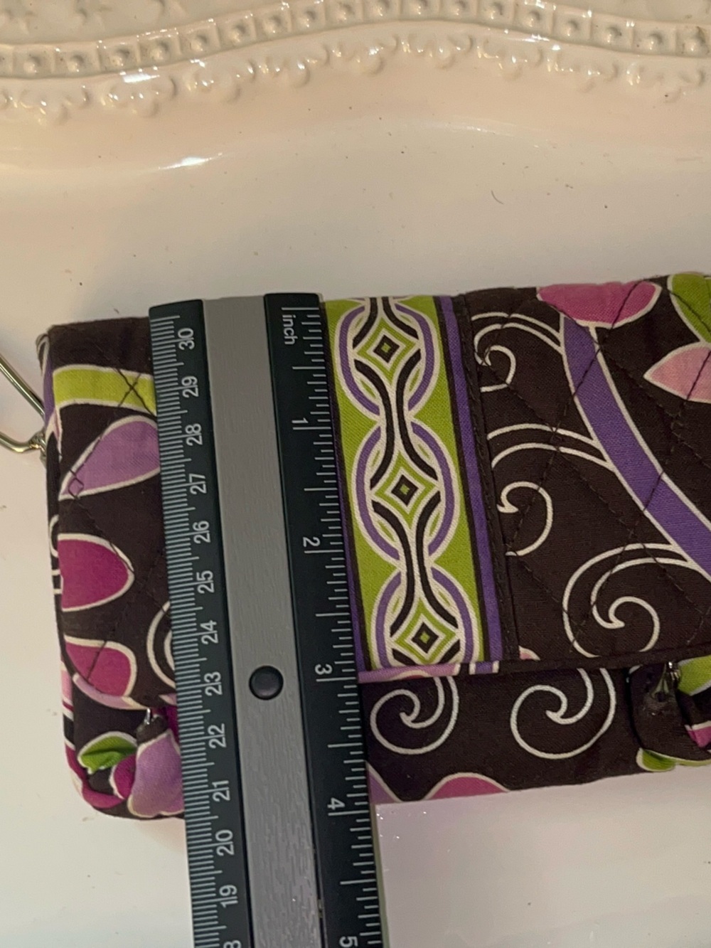 Vera Bradley Euro Trifold Wallet in "Purple Punch" - Picture 7 of 7